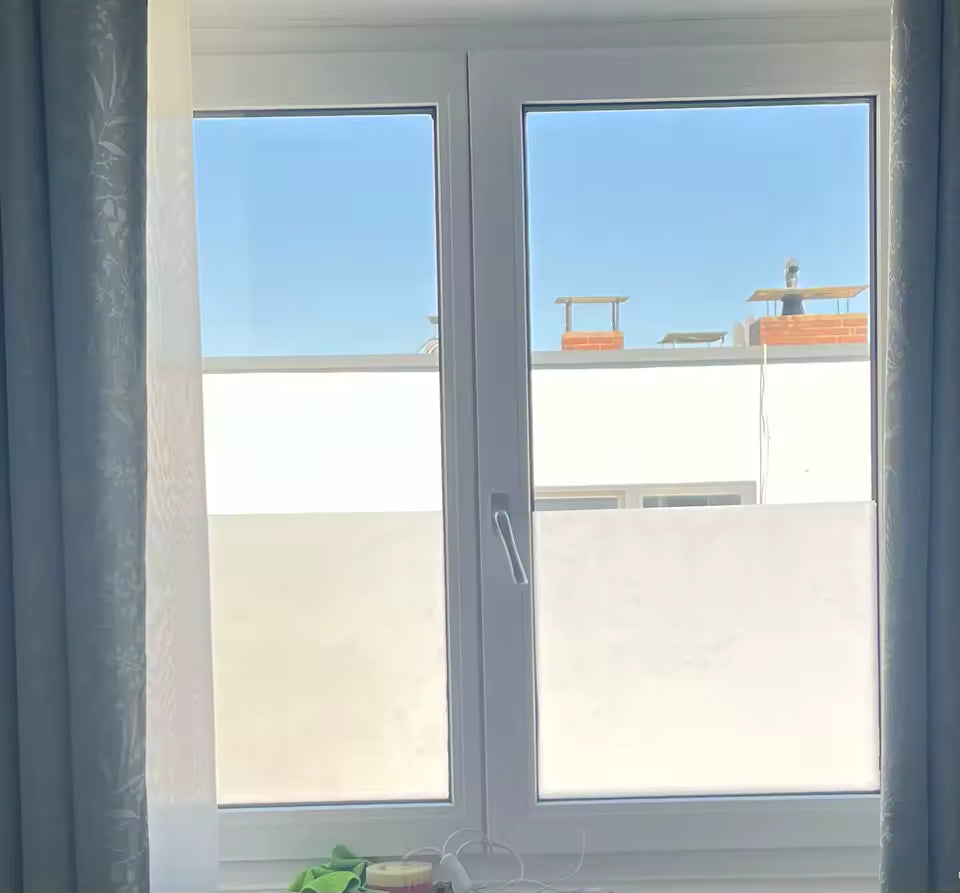 Frosted Window Privacy Film Heat Control UV Protection