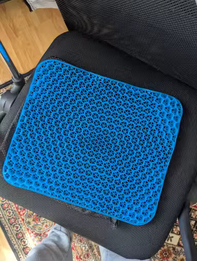 Honeycomb Gel Seat Cushion – Cooling Pressure Relief